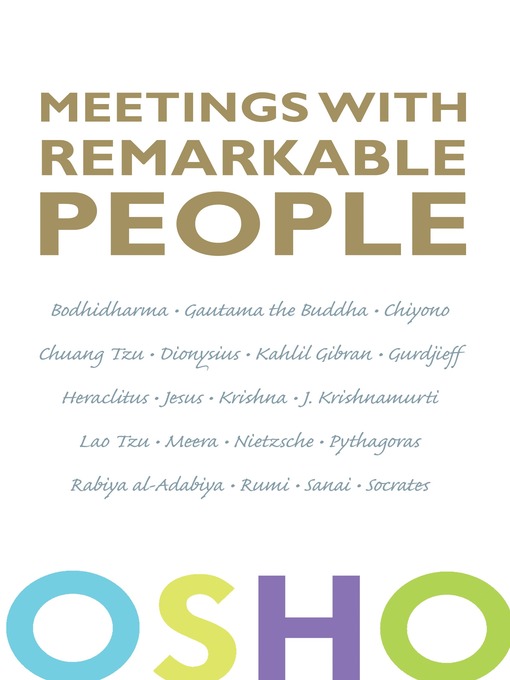 Title details for Meetings with Remarkable People by Osho - Available